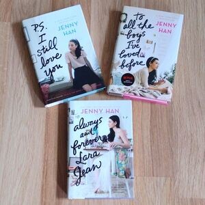 Laura Jean Trilogy Trio of Novels Hardcover Like New  author Jenny Han